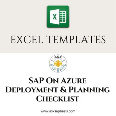 Excel Templates SAP on Azure