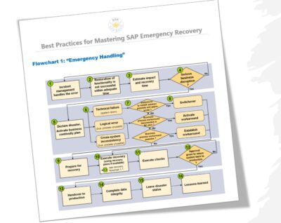 SAP Best Practices for Recovery - Flowchart